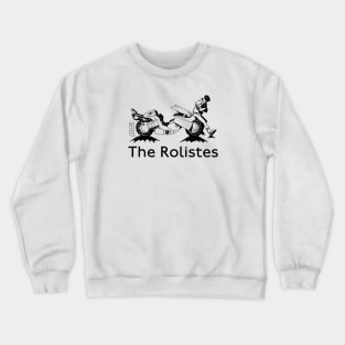 The Rolistes Podcast (Kaneda B&W) Crewneck Sweatshirt